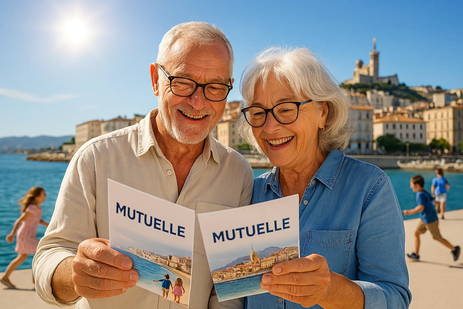 Senior souriant en consultation médicale
